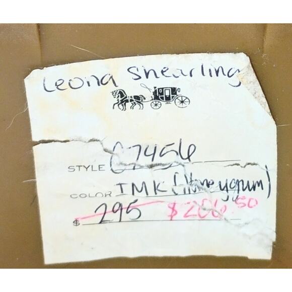 Coach Leona Shearling Boot, honeygum, C7456. Size 6 - Picture 9 of 12